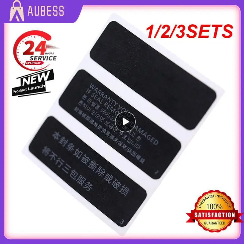 1/2/3SETS Gaming Equipment Warranty Seal Simple And Easy To Use Security Sticker Label Accessories Sealing Strip