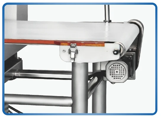 Food Industry Detection Conveyor Pulse Belt Metal Detector Machine