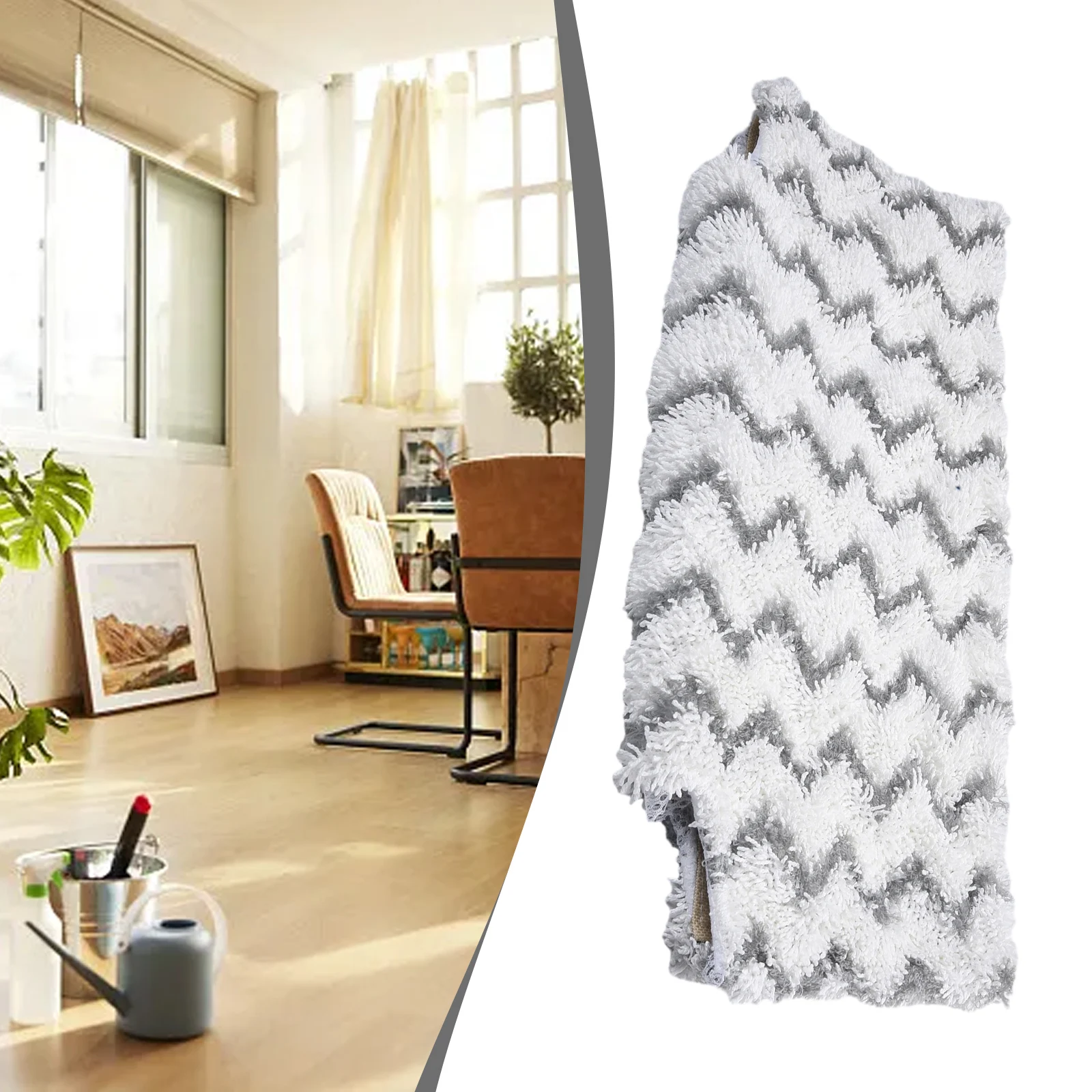 

Cleaning Mop Pads Multifunctional Cleaner Cover Set For Shark Mop Cloth Practical Washable 2Pack Replacement Rag