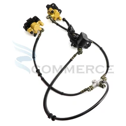 ATV Caliper System Quad Dirt Bike Front Disc Brake Twin Disc Brake Assembly Brake System For 110cc 125cc atv Motorcycle Parts