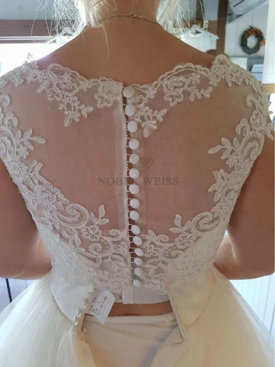 Lace Sleeveless Wedding Bolero Scoop Bridal Wraps for Wedding Party Prom Cheap  Bride Jacket Shrug Customized