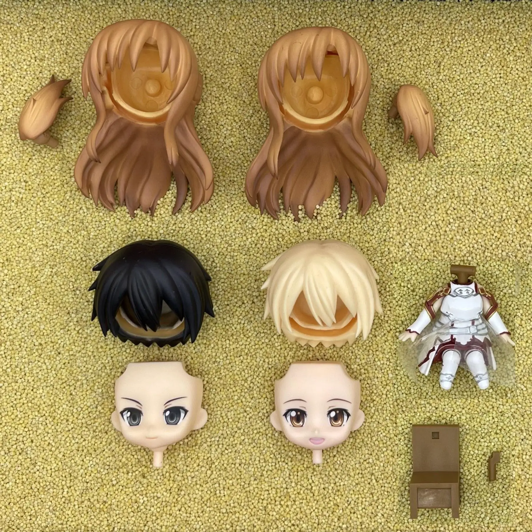 شاهوا GSC كلاي مان وجه دمية شعر الوجه إكسسوارات دمي
