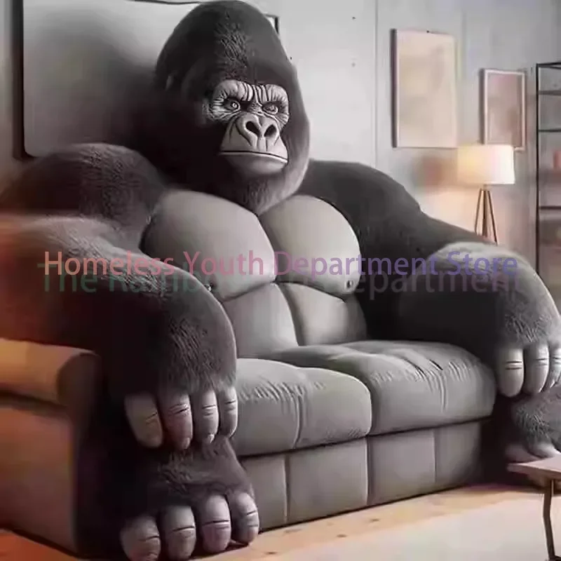 Gorilla living room commercial sofa bedroom bed creative size apartment cloth sofa