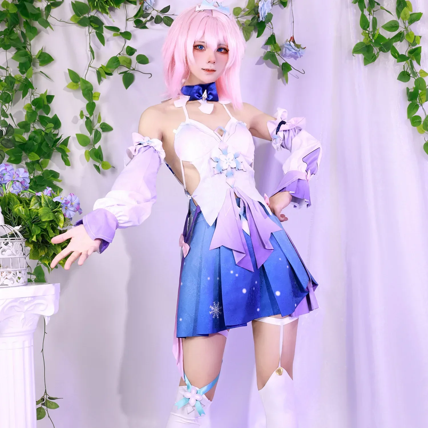 

March 7th Cosplay Costume Honkai Star Rail Carnival Uniform Wig Anime Halloween Costumes Game Character Outfits