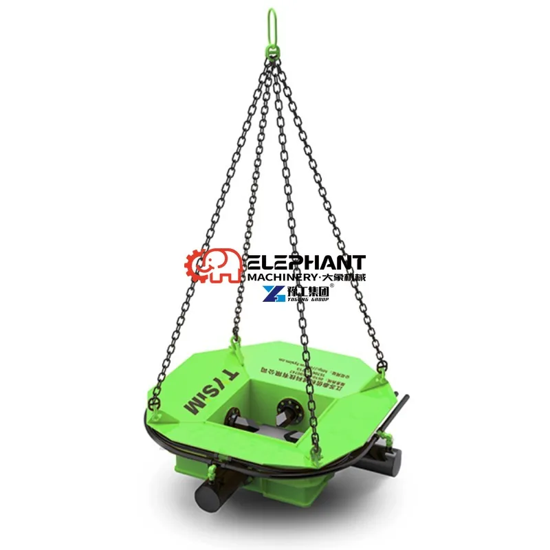 Adjustable Hydraulic Concrete Pile Cutter Suitable for 300-2000mm Round Pile Foundation Construction Cutting Machinery