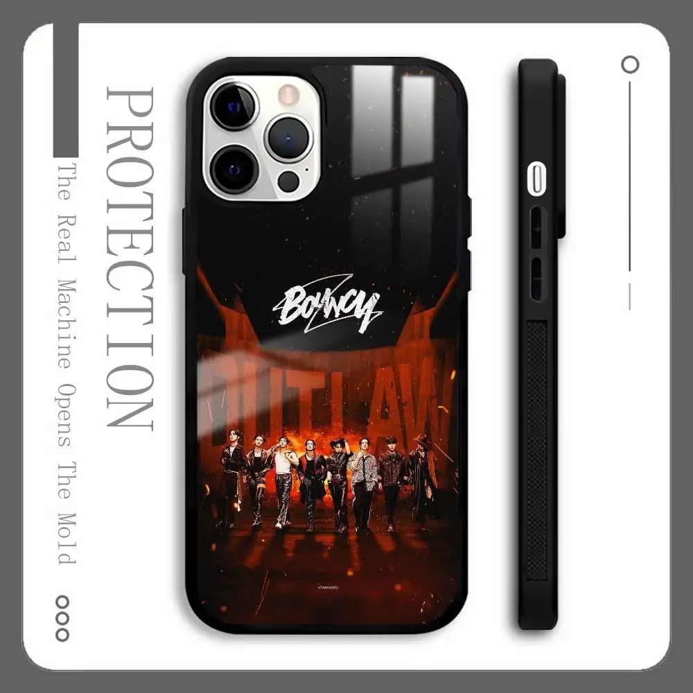 Legal coreia kpop banda A-ATEEZ caso de telefone para iphone 16 15 14 13 12 11 pro max plus mini magnético magsafe capa de carregamento sem fio