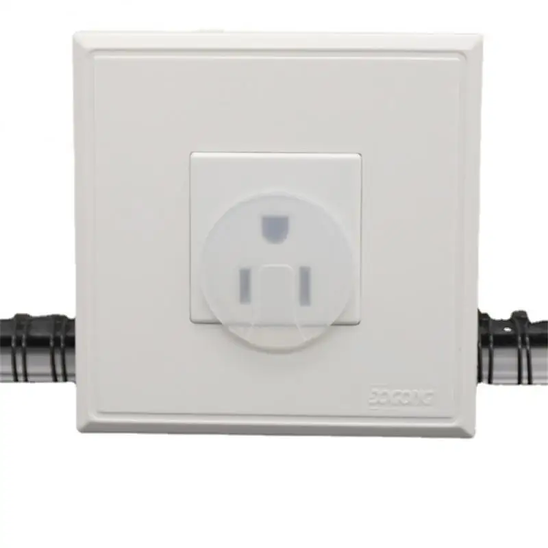 2/5/10PCS White Electrical Safety Socket Protective Cover Baby Care Safe Guard Protection Children Anti Electric Shock Rotate
