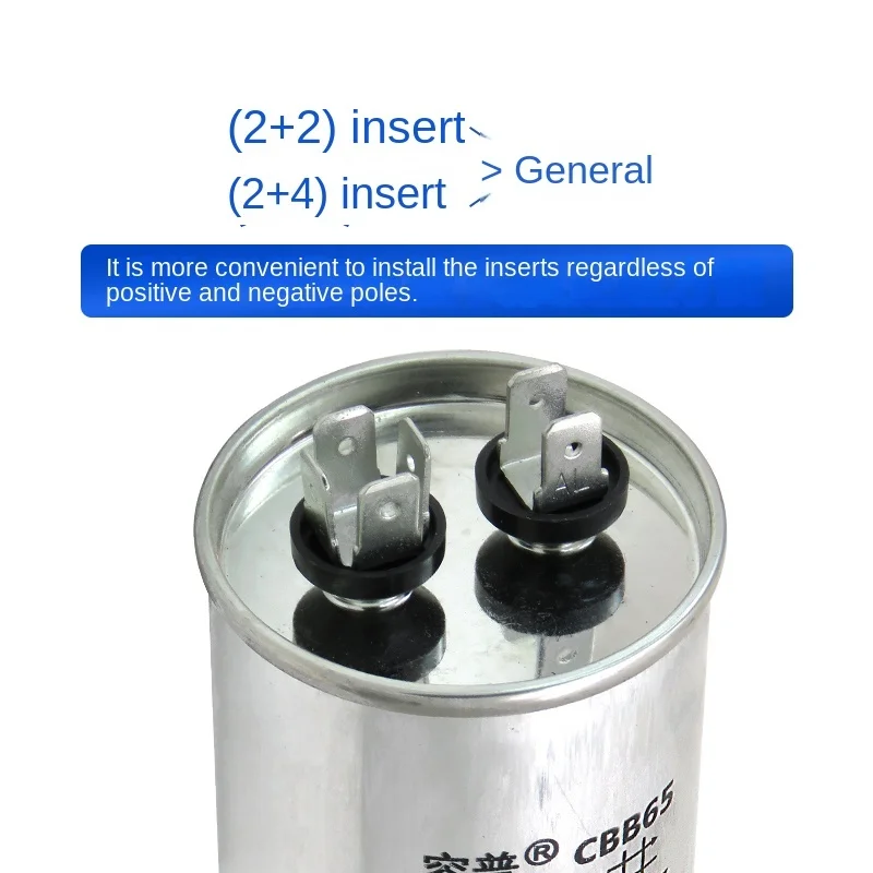 CBB65 450V Motor Capacitor Air Conditioner Compressor Start Capacitor 5uF 6uF 20uF 25uF 30uF 35uF 40uF 45uF 50uF 60uF 70uF