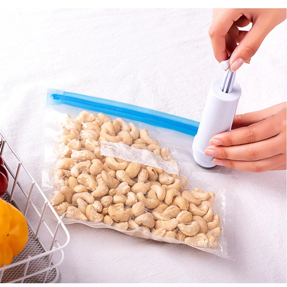 Vacuum Food Storage Bags Ziplock  Plastic Transparent Food Storage Reusable Bag kitchen Clear Plastic Vacuum Compression Bag