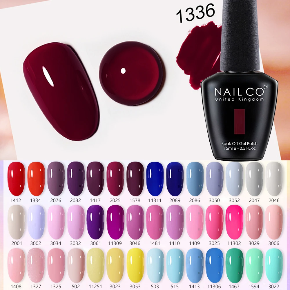 NAILCO 15 ml TPO Free HEMA Free Nails Gel Polish Vernis Semi Permanent UV Soak Off Lack Gel Nail Art Maniküre Lack Hybrid