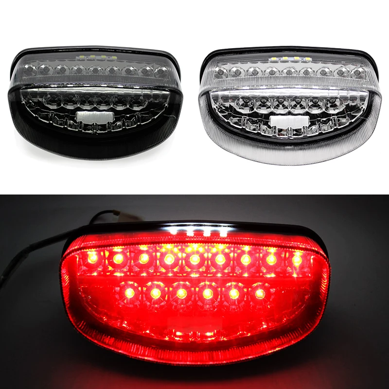Motorcycle LED Rear Turn Signal Tail Stop Light Lamps Integrated For HONDA CBR1100XX HORNET 250 1997-1998 HORNET 600 2003-1998