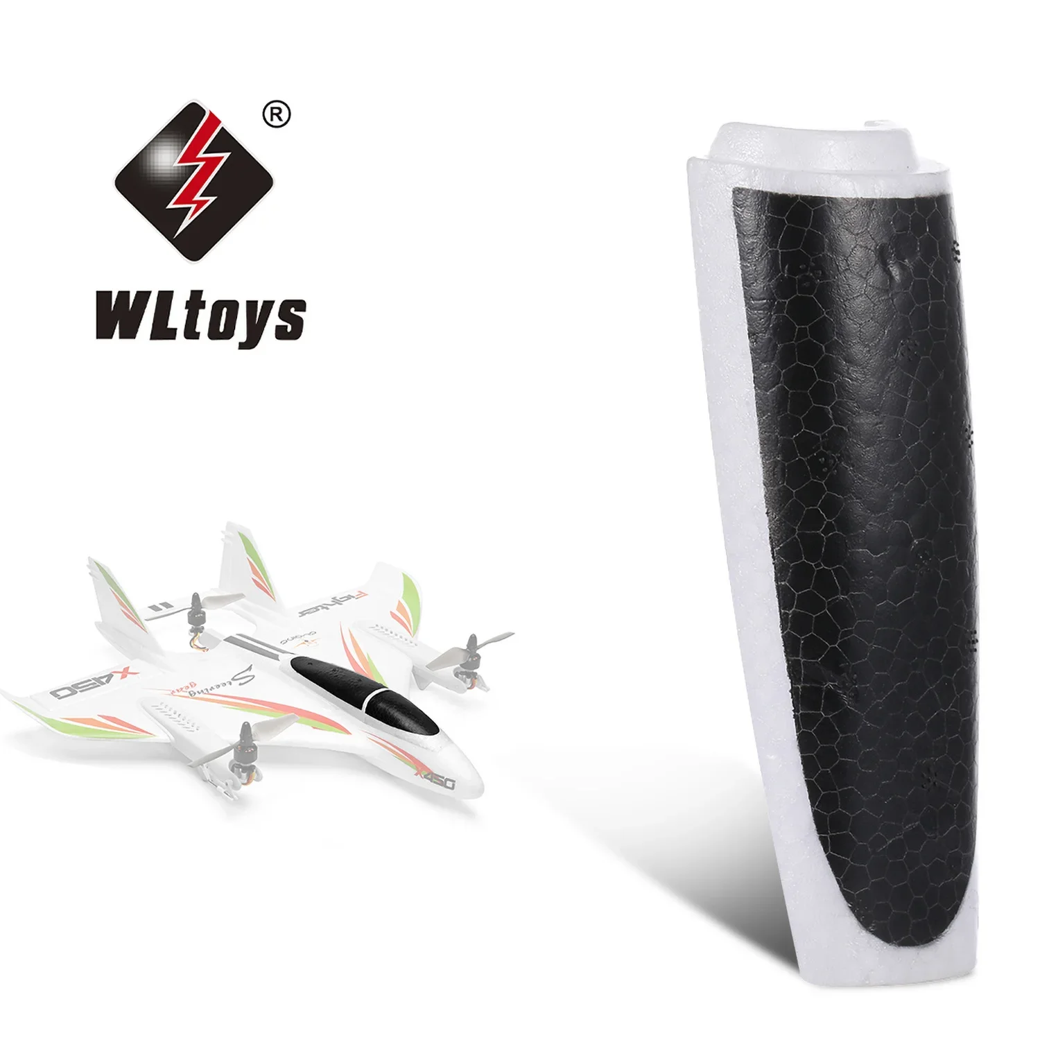 WLtoys XK X450 RC Airplane Spare Parts Wing Battery Cover Case Motor Engine Servo ESC LED Blade Prop Screws Base Receiver