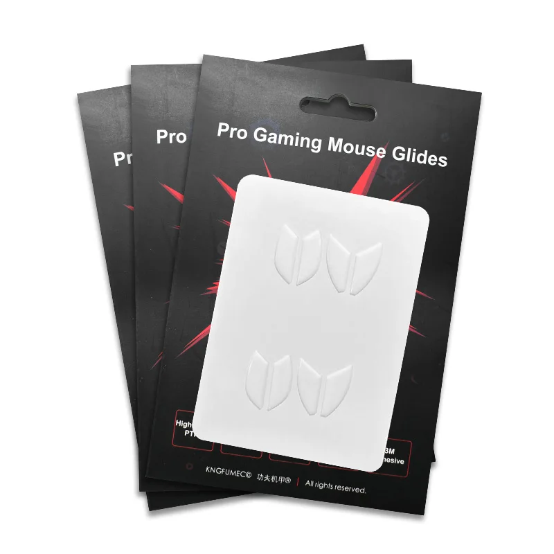 KNGFUMEC 2 Sets Mouse Skates Feet PRO Gaming Mouse Glides for Finalmouse Ultralight X
