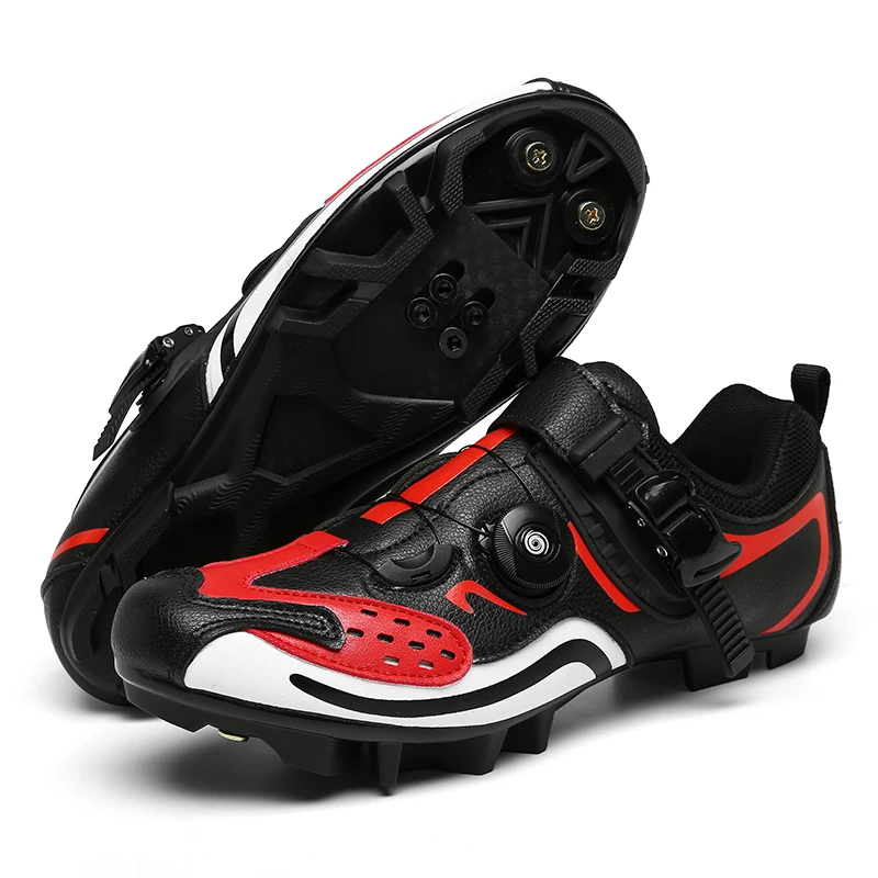 High Quality MTB Cycling Shoes Men Buckle Speed Bike Sneakers Women MTB Shoes Self-Locking Mountain Road Bicycle Shoes Spd Cleat