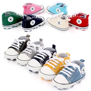 Classic Baby Boy and Girl, Non-slip shoes, soft sole, for newborn, first walker, new, d2486 8 Main Sales First Purchase - №5