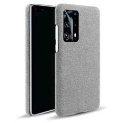 Cloth Cases For Huawei P40 Pro Case P 40 Pro Plus Slim Retro Cloth Hard Phone Cover For Huawei P40 Pro+ Funda Coque Capa