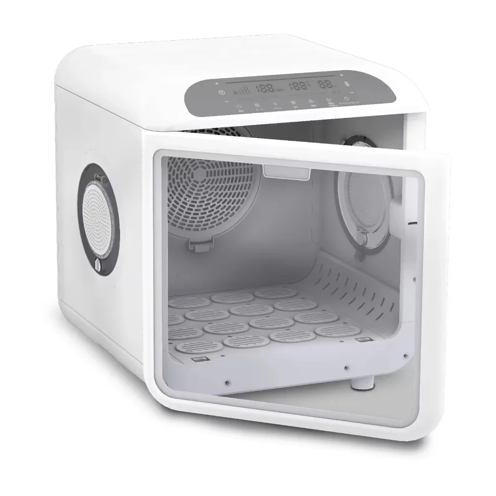 

Touch Screen Adjust Speed Temperature Timer 60L Pet Dryer Room Automatic Professional Dog Pet Hair Dryer Box Cat Drying Machine