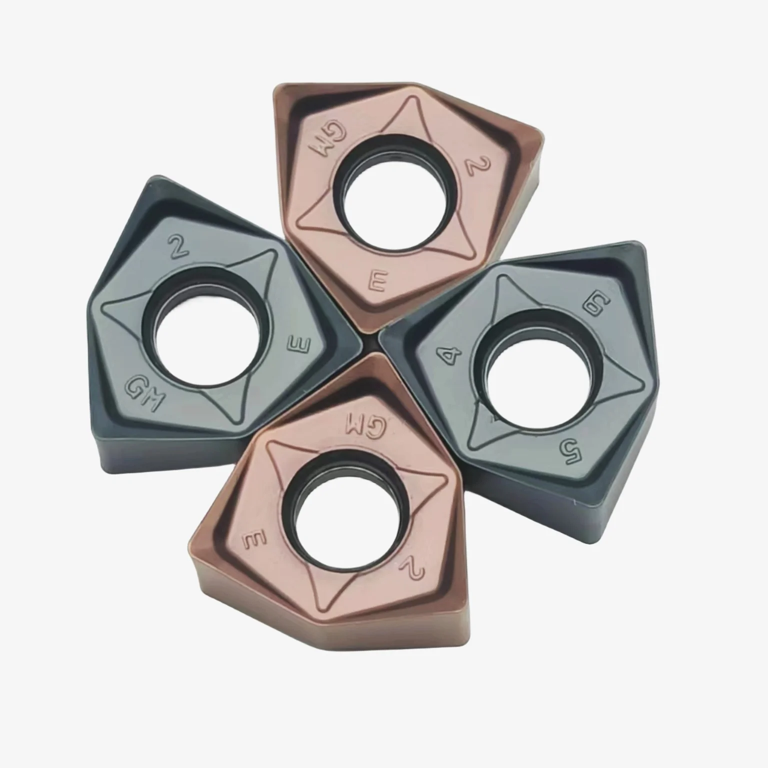 10pcs WNMU080608 Face Milling Inserts WNMU080608EN GM KT8030 KT8060  Mill Tungsten Carbide Cutter Lathe Turning Tool