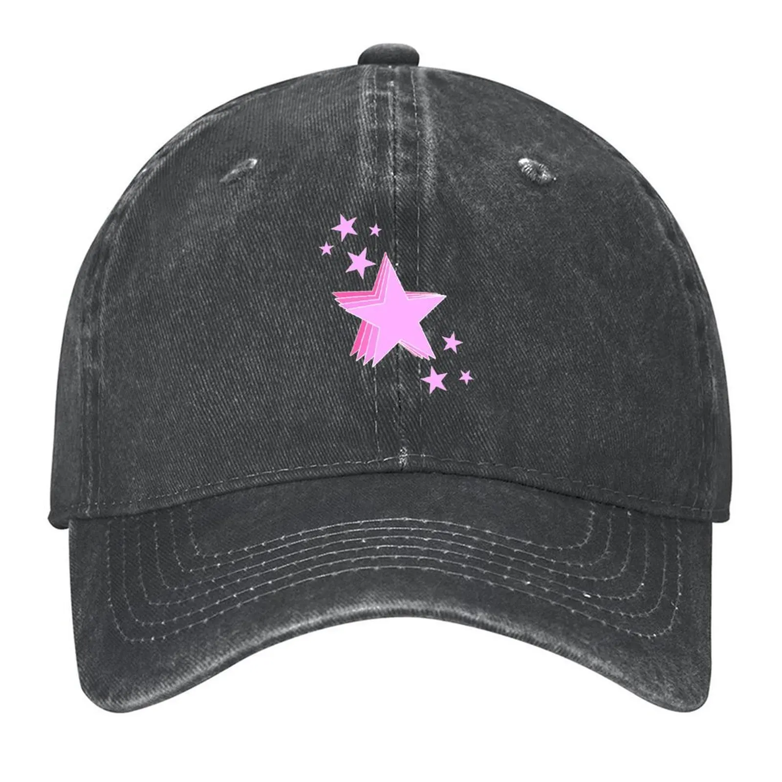 

Purple and Pink Shooting Stars Baseball Cap foam party Hat fashionable black winter hats for men Women Hats Men's
