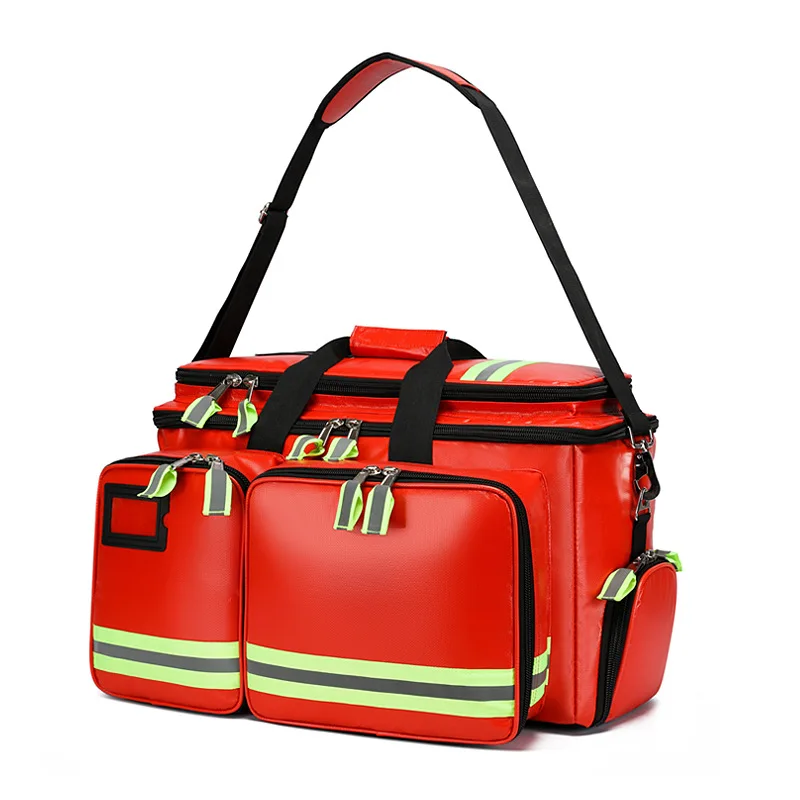 Imagem -02 - Kits de Primeiros Socorros Bolsa Médico ao ar Livre Emergência Resgate Grande Capacidade Bolsa Vazio Impermeável Multi-bolso Esportes Viagem Bolsas de Náilon