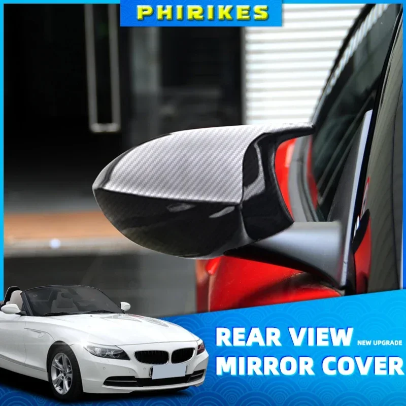 

1 pair High Quality E89 Car Wing Side Rearview Mirror Cover Cap Shell Replacement For BMW E89 Z4 2009-2015 M Style Horn Shape