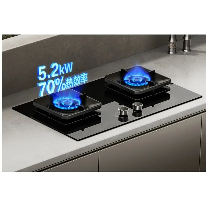 Gas stove 02-TH29B gas stove double stove embedded
