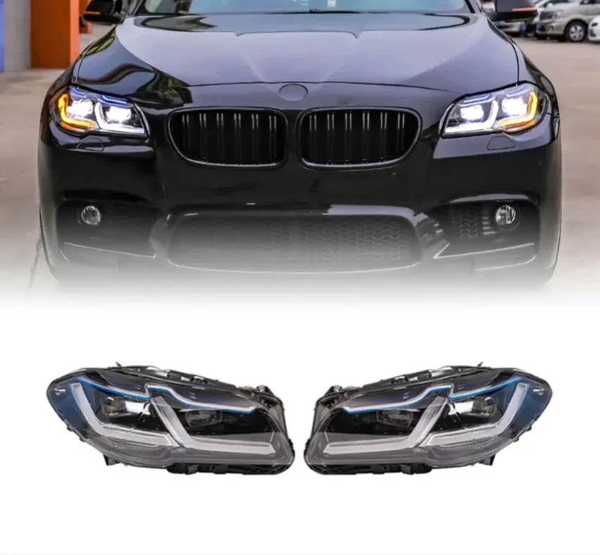 BMW F10 led headlight  Modified Head Lamp   LED Daytime Running Lights For Led   Bmw f10 f18 2011-2017