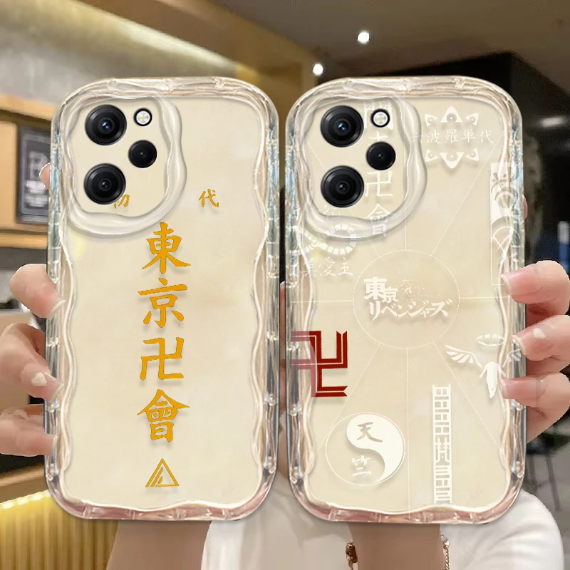 Tokyo Revengers Logo Cover For Xiaomi Redmi Note 13 12 12Pro 11 10 Pro POCO F4 X3 X4 GT X5 X6 Wave Oil Phone Case 