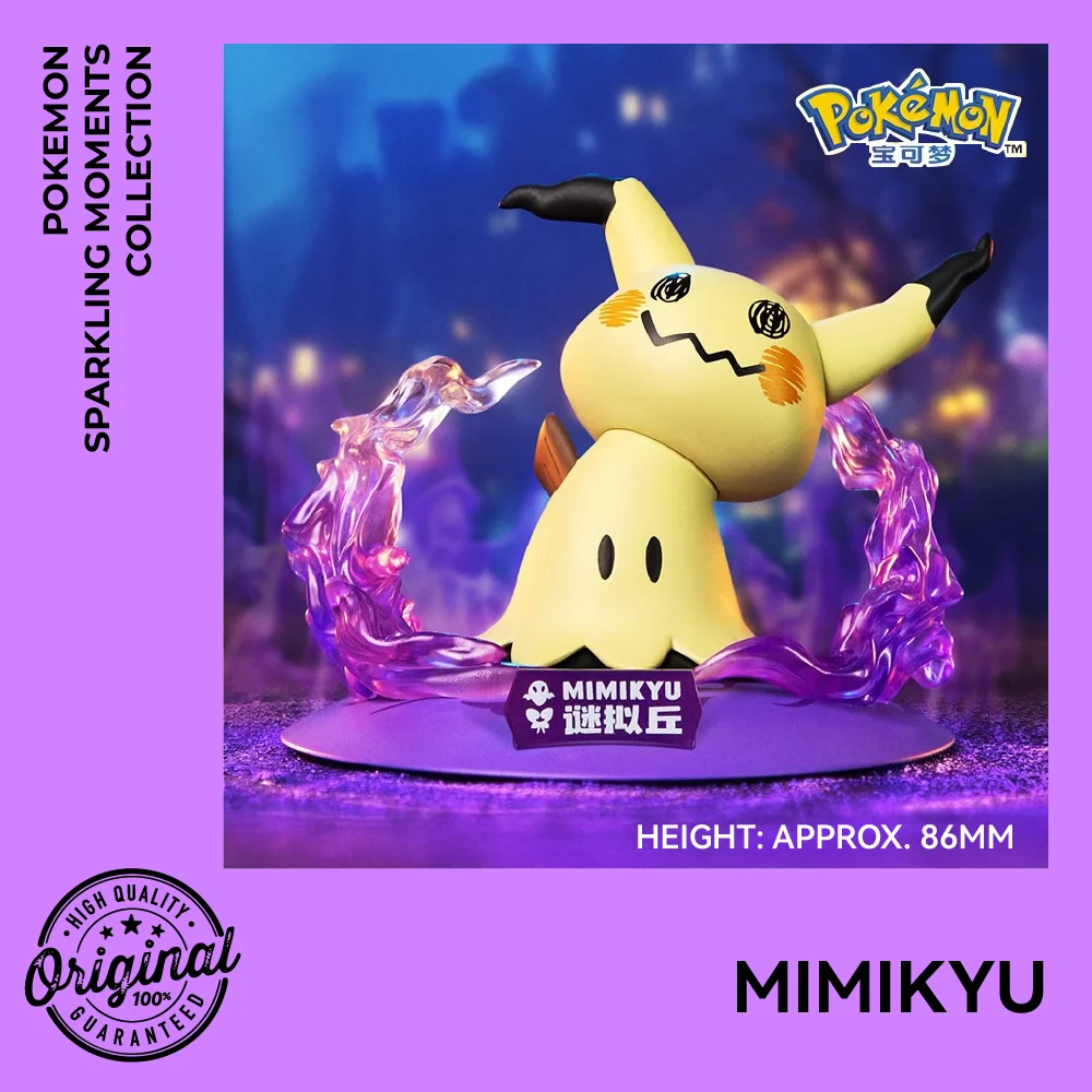 original-pokemon-mimikyu-pikachu-pichu-psyduck-gengar-bulbasaur-sylveon-glaceon-leafeon-vaporeon-eevee-anime-figure-ornament-toy