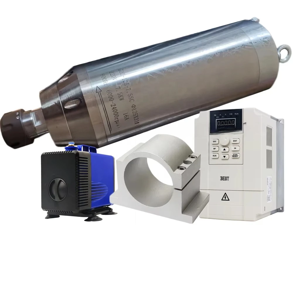 

Wholesale 7.5 kW 380 V water cooled spindle motor