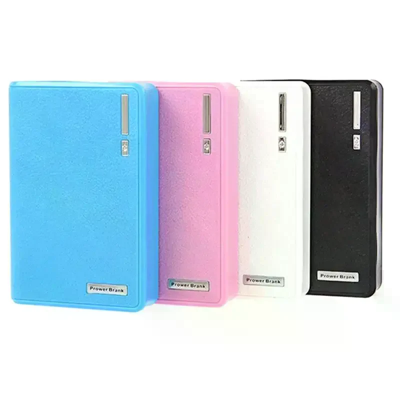 4 Slot 18650 Power Bank Battery Box Holder Portable Dual USB Type C Charge Shell For 18650 Battery Case