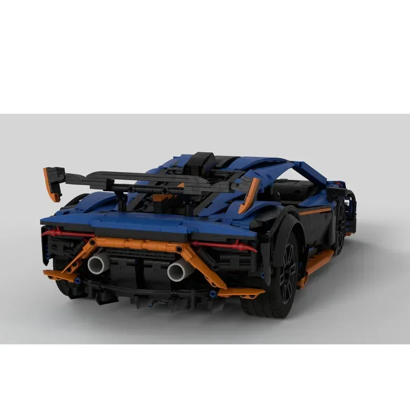 MOC-144294 클래식 아이코닉 스포츠 레이싱 스포츠카 블록 모델 2774 부품 MOC 창의적인 소년 어린이 생일 장난감 선물