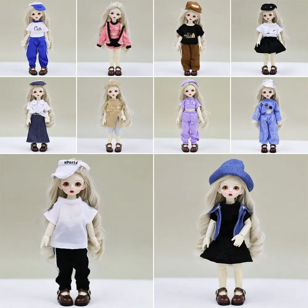 

High Quality 11.5" Doll Elegant Pants Fashion 10 Styles Party Jacket Clothes Casual Wears Vest Pants 30cm Doll/1/6 BJD Dolls