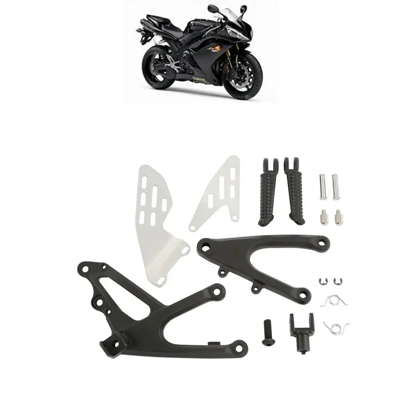 

Accesorios moto Front Footrests Foot Pegs Bracket Set For Yamaha YZF R1 2007-2008 Rider