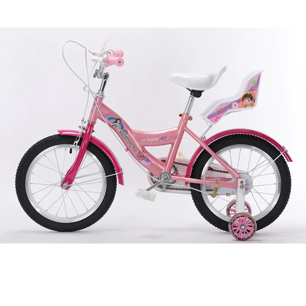 Cheap price 12'' 16'' 20 inch mini bisicleta baby cycle 3 5 6 8 year Children's bicycle girls kids bike with doll seat