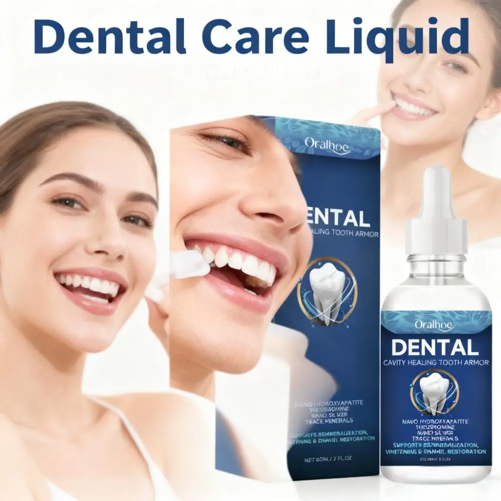 Soro de reparação rápida para gengivas, calmar a dor nas gengivas, inchaço, reduz a sensibilidade, remover a placa, proteger o esmalte, limpa, clarear os danificam os dentes, gotas