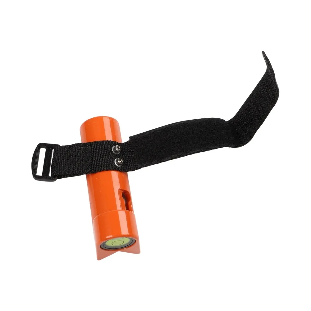 Right Angle Bubble Level for Centering Pole Applications Featuring 7/8 Inch Vial and Precision Calibration Capability