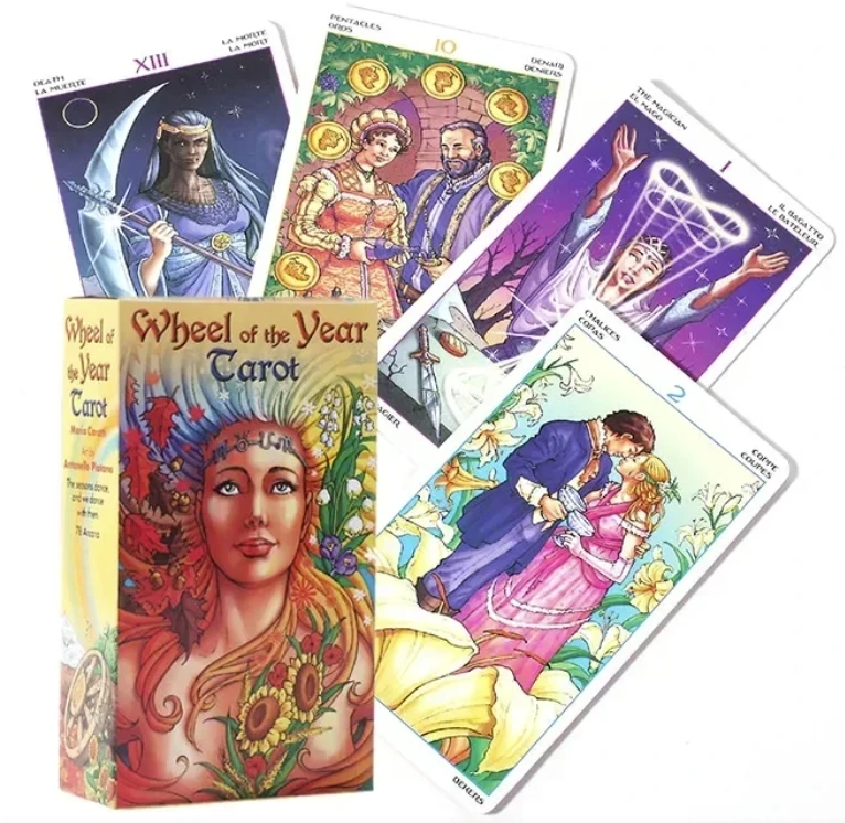 New Hot Selling Wheel Of The Year Tarot Game Cards  Read Fate  Family Party Board Deck In Stocks