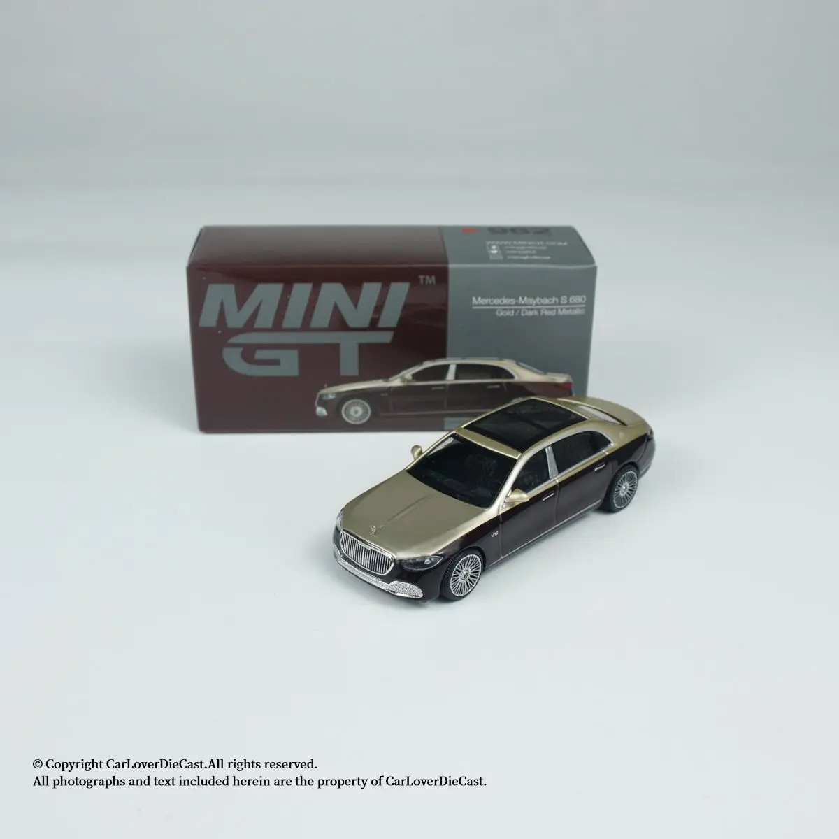 

MINI GT No. 962 1/64 Maybach S680 simulation alloy, car, model, collection[Spot]