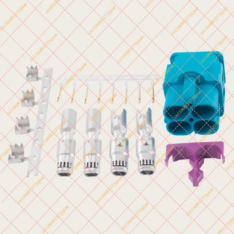 for Rosenberger H-MTD 4-Cavity Female Connector E6Z017-001Z | High-Speed Automotive Data