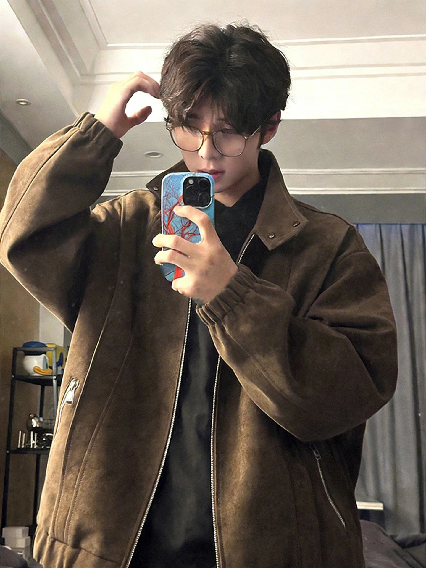 Retro American Biker Style PU  - Harrington Jacket 评论和价格
