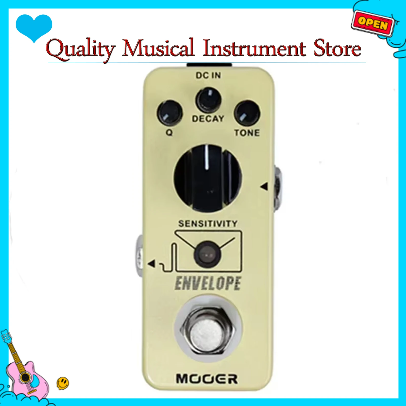 MOOER مغلف تأثير الغيتار الكهربائي دواسة التناظرية السيارات واه المغلف تصفية تأثير صحيح الالتفافية دواسة الغيتار باس الملحقات #1