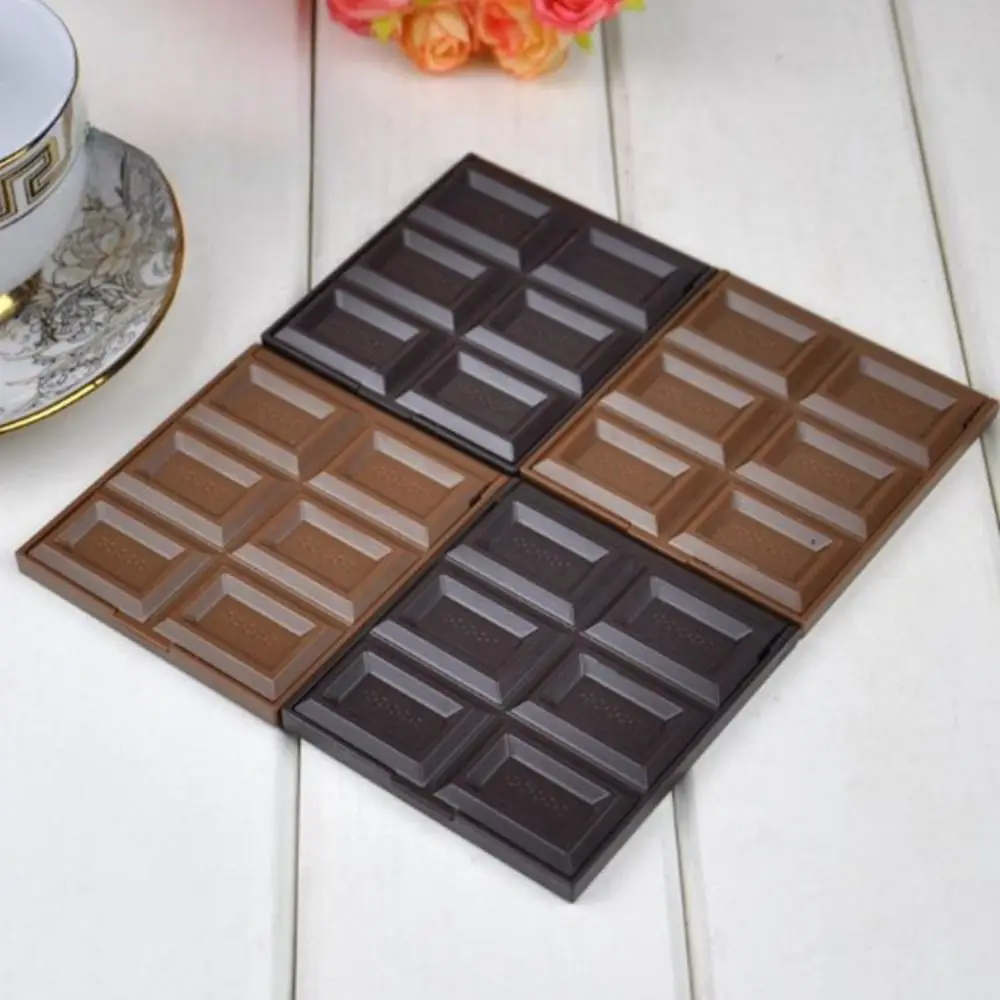 Eyelash Extension Decorative Chocolate Mirror Chocolate Shaped Kawaii Make Up Mirror Square Beauty Mirror Portable Mirror Home