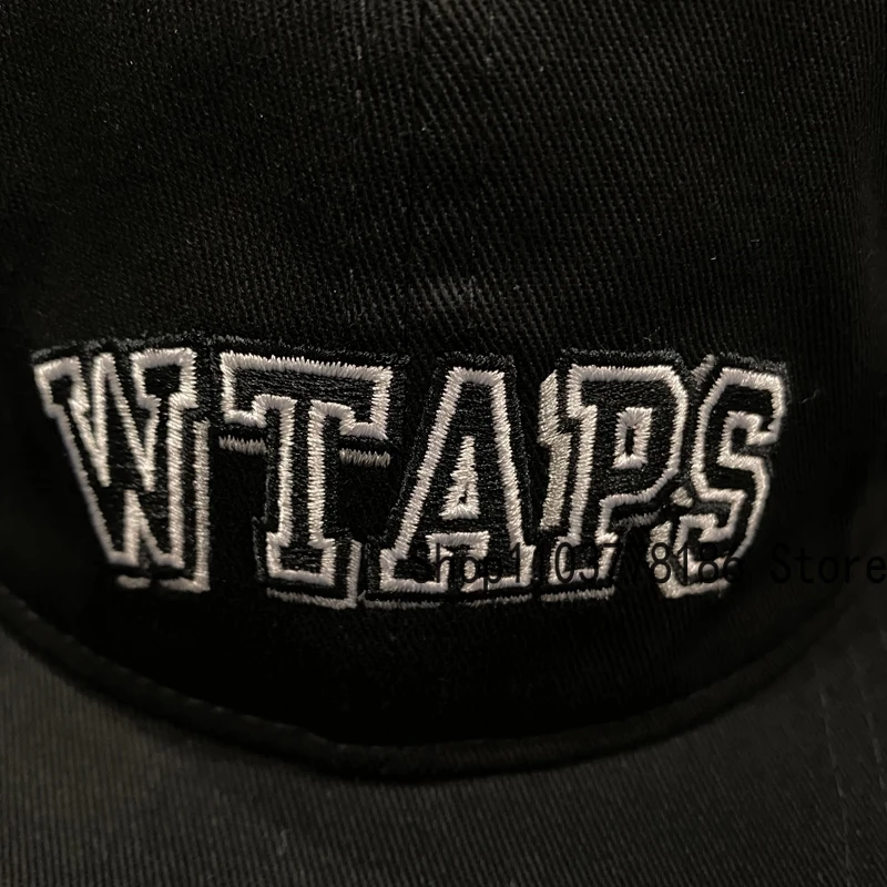 New WTAPS Baseball Cap High Quality Comfortable Sunscreen Flat Brim Cap All Seasons All-match Men Women Daily Wtaps Hats