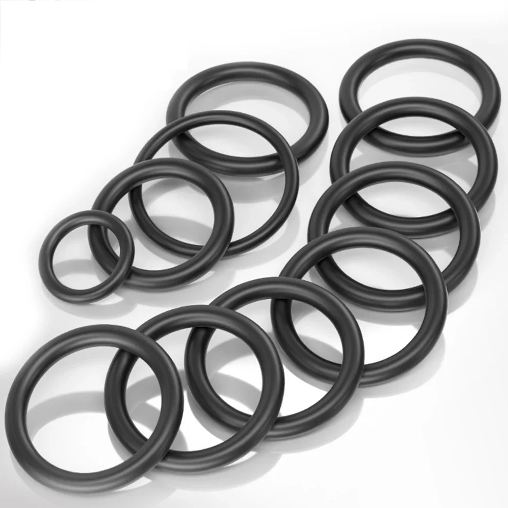 5-20 Pcs Metric Nitrile Rubber NBR O-Ring Seal Outer Diameter 10/40/50/60mm Cross-Section Automotive Machine Plumbing Waterproof