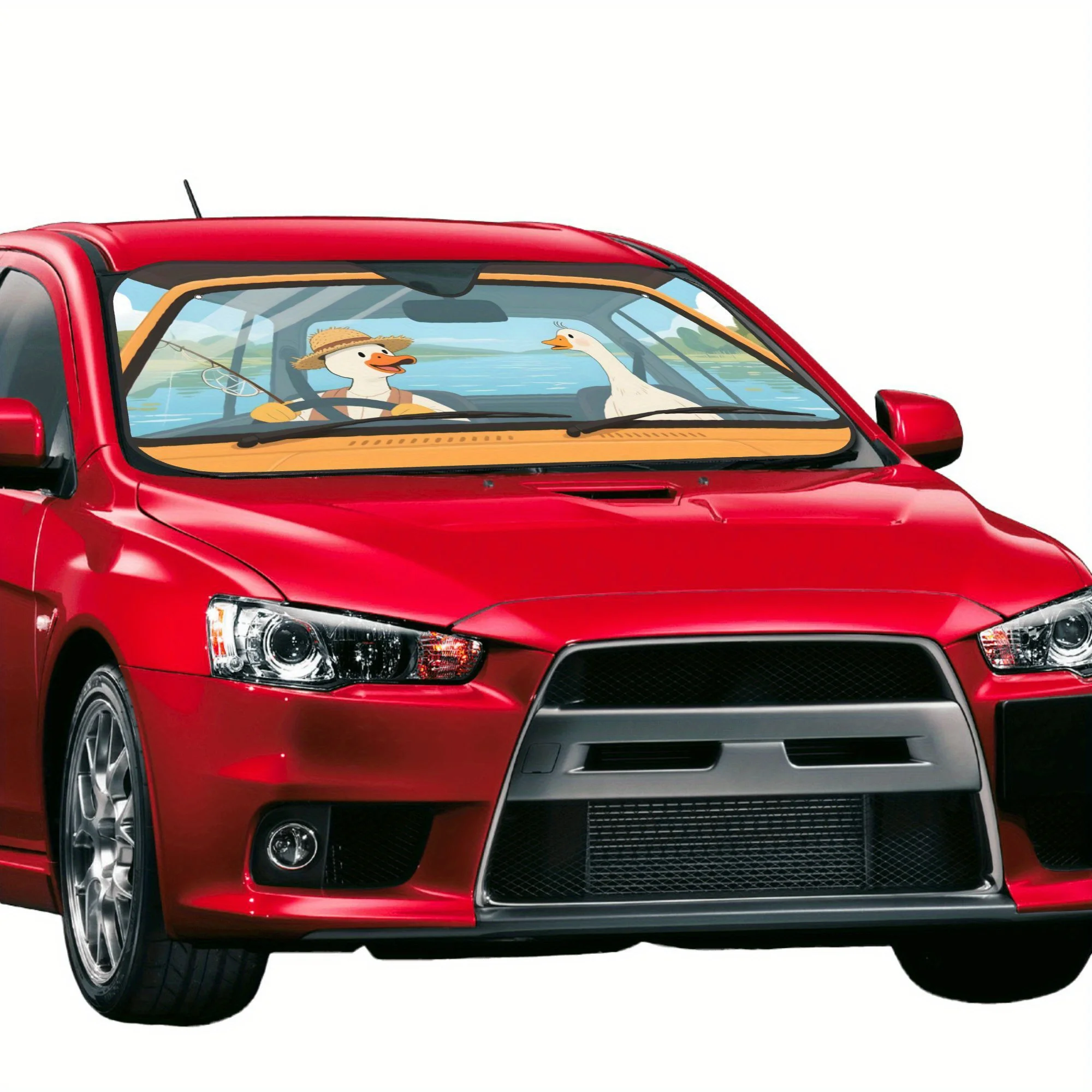 1pc of Car Sunshade for Summer Designed Car Windows from Heat And Provide Cooling This Sunshade Mat
