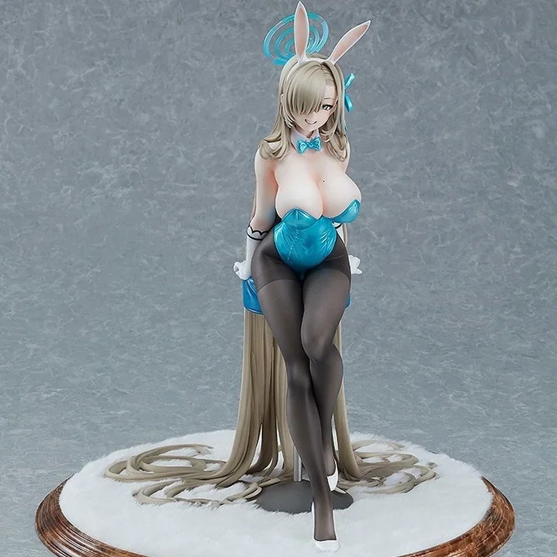 

Экшн-фигурка женская голубая архив Ichinose Asuna Bunny Girl, привлекательная аниме-фигурка Figma Shiroko, коллекционная игрушка для взрослых, 29 см