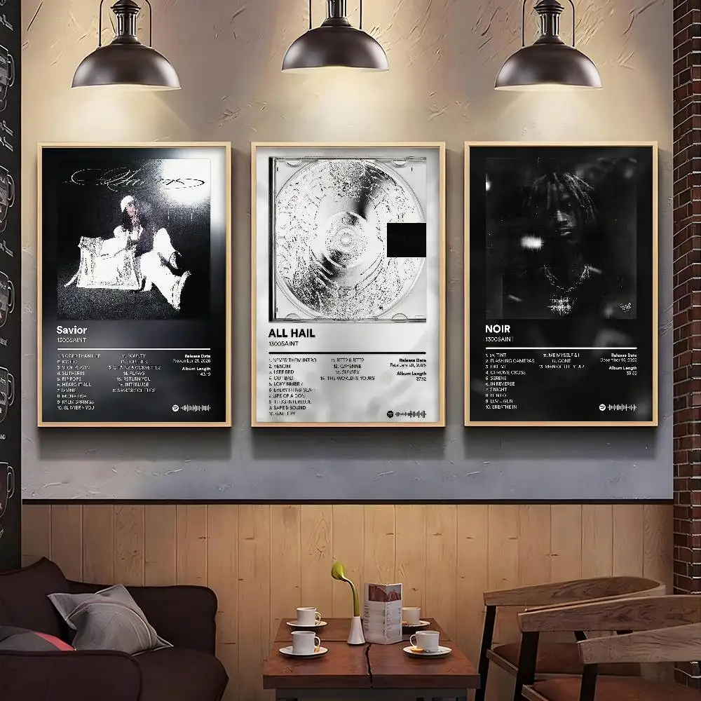 

Musician 1300SAINT Album Poster HD Art Sticky Wall Waterproof Home Living Room Bar Decoration