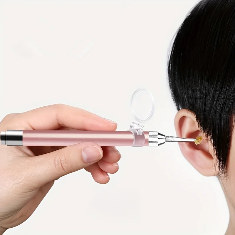 Earwax Removal Tool Kit with Magnifying Glass & Ear Spoon - Efficient Earwax Cleaning Tool to Enhance Visibility-Perfect for Dai