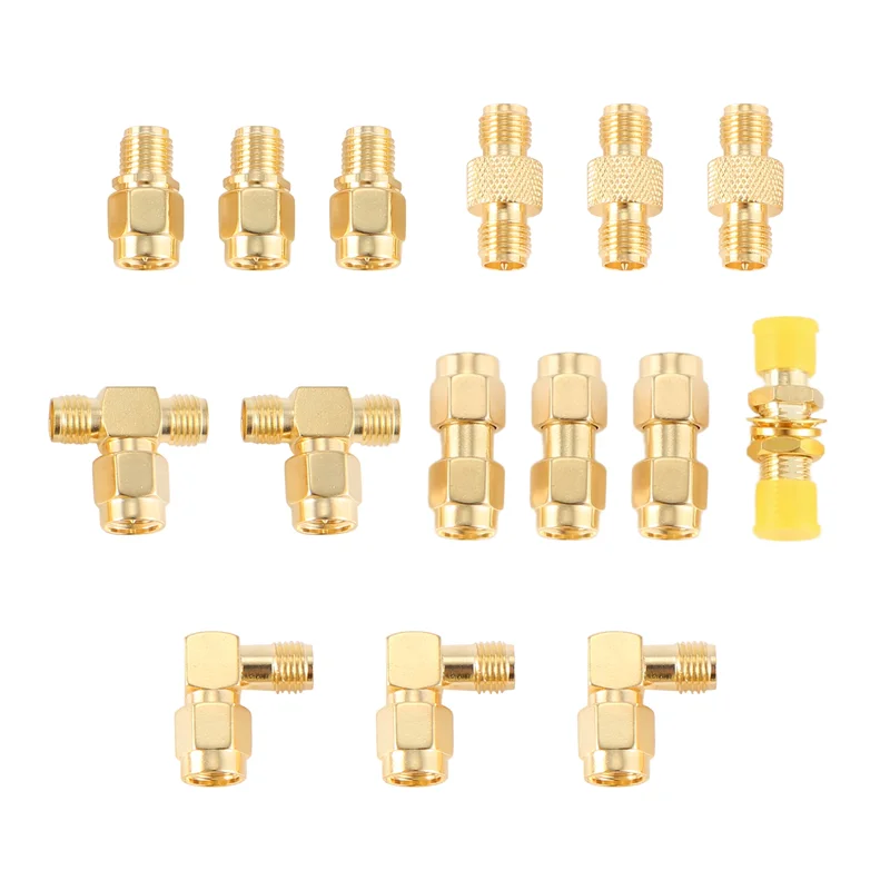 Practical-15 Type RF Antenna Adapter Kit SMA Connector SMA Male Female Converter For Wifi Antenna Extension Cable Goggles Antenn